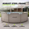 VirtuFit Rundpool Ø366 x 100 cm Beige Produktbild-Vorschau 4