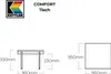 KETTLER Comfort Lounge-Tisch 95 x 95 x 33cm, anthrazit Produktbild-Vorschau 5