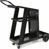 A black metal welding cart with multiple shelves and wheels, shown against a white background. Náhľad obrázku produktu