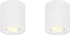 hoftronic LED Aufbaustrahler 2x4W 345lm 2700K Weiß GU10 Produktbild-Vorschau 1