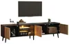 MODFU TV-Schrank Naturholz TV-Lowboard mit LED Beleuchtung Produktbild-Vorschau 8