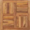 vidaXL Tischplatte Massivholz Teak 70×70×2,5 cm Produktbild-Vorschau 3