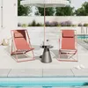 home24 Liegestuhl - 2er-Set - Stahl / Polyrattan Produktbild-Vorschau 2