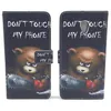 Handyhülle Tasche für Handy ZTE Blade V7 Schriftzug Bär mit Produktbild-Vorschau 3