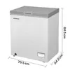 Heinner HCF-HM145CSE++, 142 l, 7 kg/24h, 40 dB, E, Stříbrná Náhled obrázku produktu 3