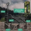 Avalo Wagen klappbar mit Rollen - wetterfester Bollerwagen Produktbild-Vorschau 6