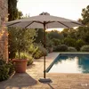 home24 Sonnenschirm - Grau Produktbild-Vorschau 5