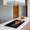 Glasschutzplatte für den Herd 90x52 Granat Produktbild-Vorschau 4