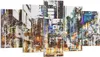 Bild auf Leinwand - Leinwandbild - Stadt Straße Haus - Produktbild-Vorschau 1