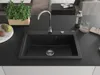 Mexen Elix Granitspüle 1-beckig 700 x 500 mm, schwarz, Produktbild-Vorschau 3