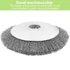 Brosse en acier, brosse à désherber 200 mm x 25,4 mm, fil Voir les images du produit 9