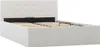 vidaXL Stauraumbett Hydraulisch Weiß Kunstleder 120×200 cm Produktbild-Vorschau 2