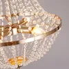 Kronleuchter, Kristall Licht Luxus Eisen Kronleuchter E14 Produktbild-Vorschau 5