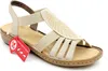 Rieker Damen Schlüpf Sandale mit Stretchriemen beige Produktbild-Vorschau 16