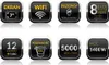 A grid of icons representing features of a kitchen appliance. Produktbild-Vorschau
