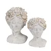 Clayre & Eef Doniczka do wnętrz Woman 14x14x22 cm Szary Podgląd zdjęcia produktu 4