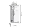 Hochschrank Scout Xonox - Smoke Silver/Weiß Hochglanz - Produktbild-Vorschau 20