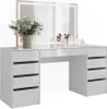 Schminktisch Vicco Sherry Weiß/Weiß Hochglanz 158.2 cm mit Produktbild-Vorschau 6