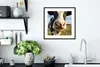MuchoWow® Gerahmtes Poster Kuh - Licht - Gras 40x40 cm - Produktbild-Vorschau 4