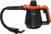 A black and orange steam mop cleaner with a flexible hose and nozzle, shown against a white background. Podgląd zdjęcia produktu