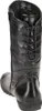 A black leather boot shown from the back. Produktbild-Vorschau