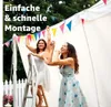 100 Meter XXL Wimpelkette bunt - Innen & Draußen Banner - Produktbild-Vorschau 3