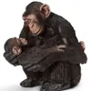 Schleich Schimpansen-Weibchen mit Baby Produktbild-Vorschau 1