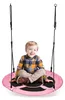 Huśtawka ogrodowa 100 cm, różowa ECOTOYS Podgląd zdjęcia produktu 6