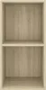 vidaXL TV nástěnná skříňka Sonoma dub 37x37x72 cm výrobek Náhled obrázku produktu 4