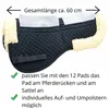AMKA Korrektur Sattelpad Sattelkissen mit 4 Taschen + 12 Produktbild-Vorschau 2