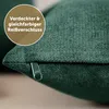 Blumtal 2er Set Kissenbezug 40x40 cm Chenille - Kuscheliges Produktbild-Vorschau 3