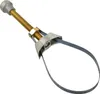 A tool with a metal band and a threaded rod, isolated on a white background. Anteprima dell’immagine prodotto