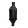 A black chimney flue adapter with multiple outlets. Produktbild-Vorschau