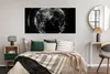 MuchoWow® Poster Erde - Linie - Schwarz - Weiß 160x80 cm - Produktbild-Vorschau 4