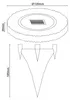 3er-Set LED Solar-/Bodenerdspieß "KIAN" Ø: 12 cm, Lampe für Produktbild-Vorschau 7