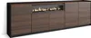 Sideboard, Highboard, 260x37x80cm, 5 Türen, Elektrokamin., Produktbild-Vorschau 1