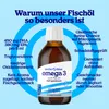Arctic Blue Omega-3 Reines Fischöl - Natürlicher Geschmack Produktbild-Vorschau 5