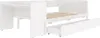 Sweiko lit en bois 90x200cm,lit plat avec bureau et 2 Voir les images du produit 7