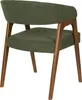 Dutchbone Adamello Esszimmerstuhl Grün - 2 er Set Produktbild-Vorschau 3