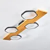 Centola dimmbare Deckenlampe aus Metall/Holz/Kunststoff in Produktbild-Vorschau 8