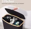 HENNEZ Panier de rangement "Adrian", 150 l - pliable - avec Voir les images du produit 4