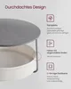 Couchtisch rund, Beistelltisch mit Stauraum, Produktbild-Vorschau 7