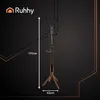 Stojací věšák na oblečení, černý kov, 170 cm, 3 úrovně Náhled obrázku produktu 3