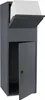 Wiltec Paketkasten Anthrazit 460 x 450 x 1400 mm, Paketbox Produktbild-Vorschau 1