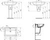 Ideal Standard Waschtisch Eurovit Plus, 650x460x190mm, Weiß Produktbild-Vorschau 4