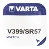 A close-up of a Varta watch battery packaging. Voir les images du produit