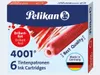 Pelikan Tintenpatronen 4001 TP/6 rot (6 Patronen) Produktbild-Vorschau 2