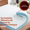 CASABEL Surmatelas 140 x 190 cm Mémoire de Forme, 7 cm Voir les images du produit 2