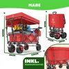KESSER® Bollerwagen faltbar GT9000 Handwagen mit Dach | Produktbild-Vorschau 4