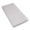A baby crib mattress with a star pattern. Produktbild-Vorschau